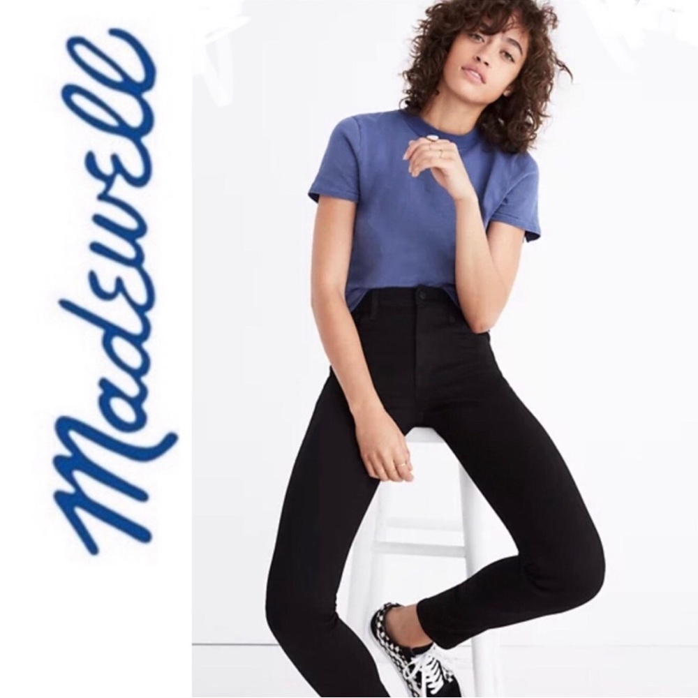 Madewell DayTripper Skinny Black Jeans 25
